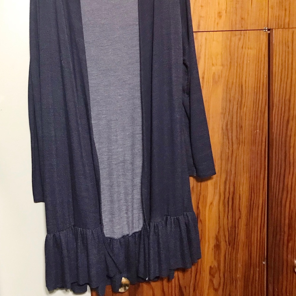 💘CARDIGAN WITH RUFFLE💘 - Picture 2 of 7